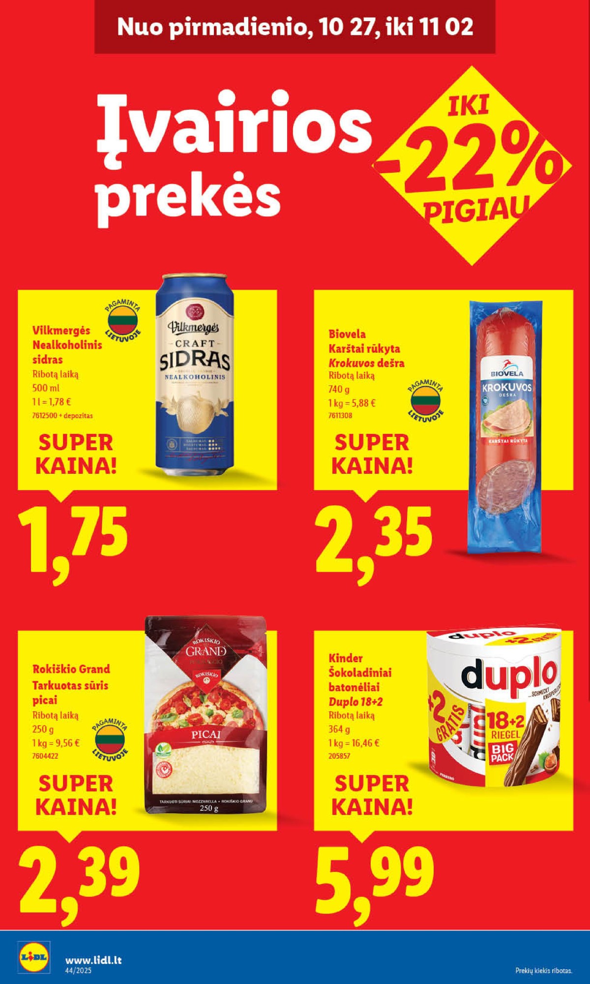 MAISTO PREKIŲ PASIŪLYMAI: Nuo spalio 27 d. page page-40.jpg