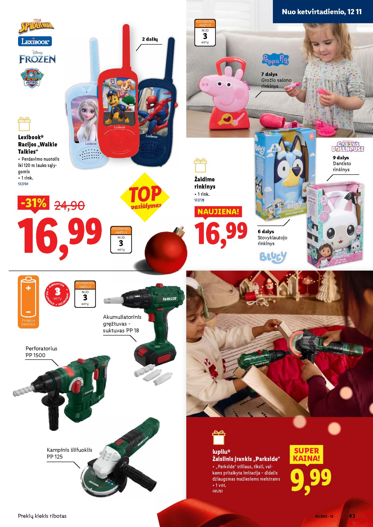 ŽAISLŲ KATALOGAS: Kalėdos su LIDL page page-43.jpg 