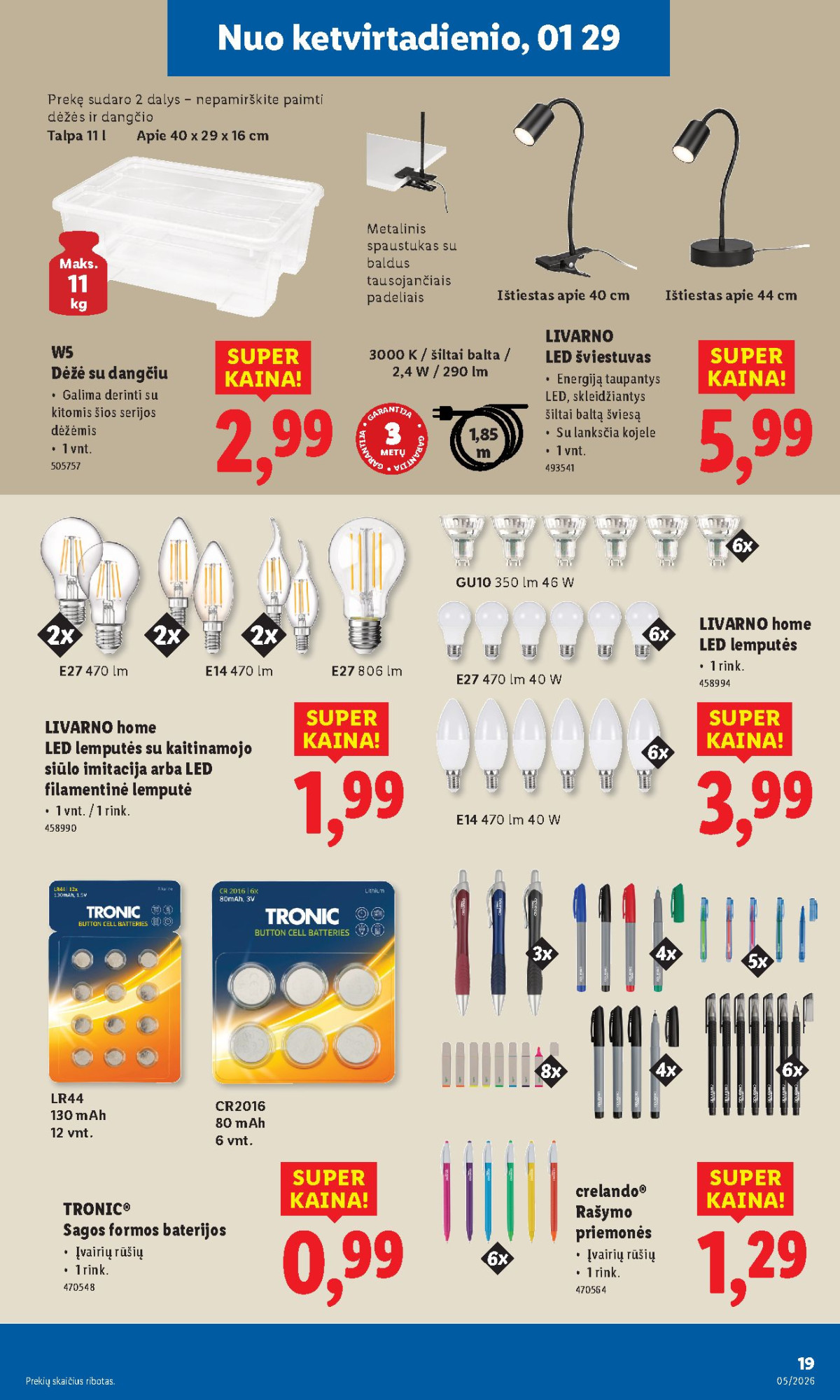 NE MAISTO PREKIŲ PASIŪLYMAI: Nuo sausio 26 d. page page-19.jpg 