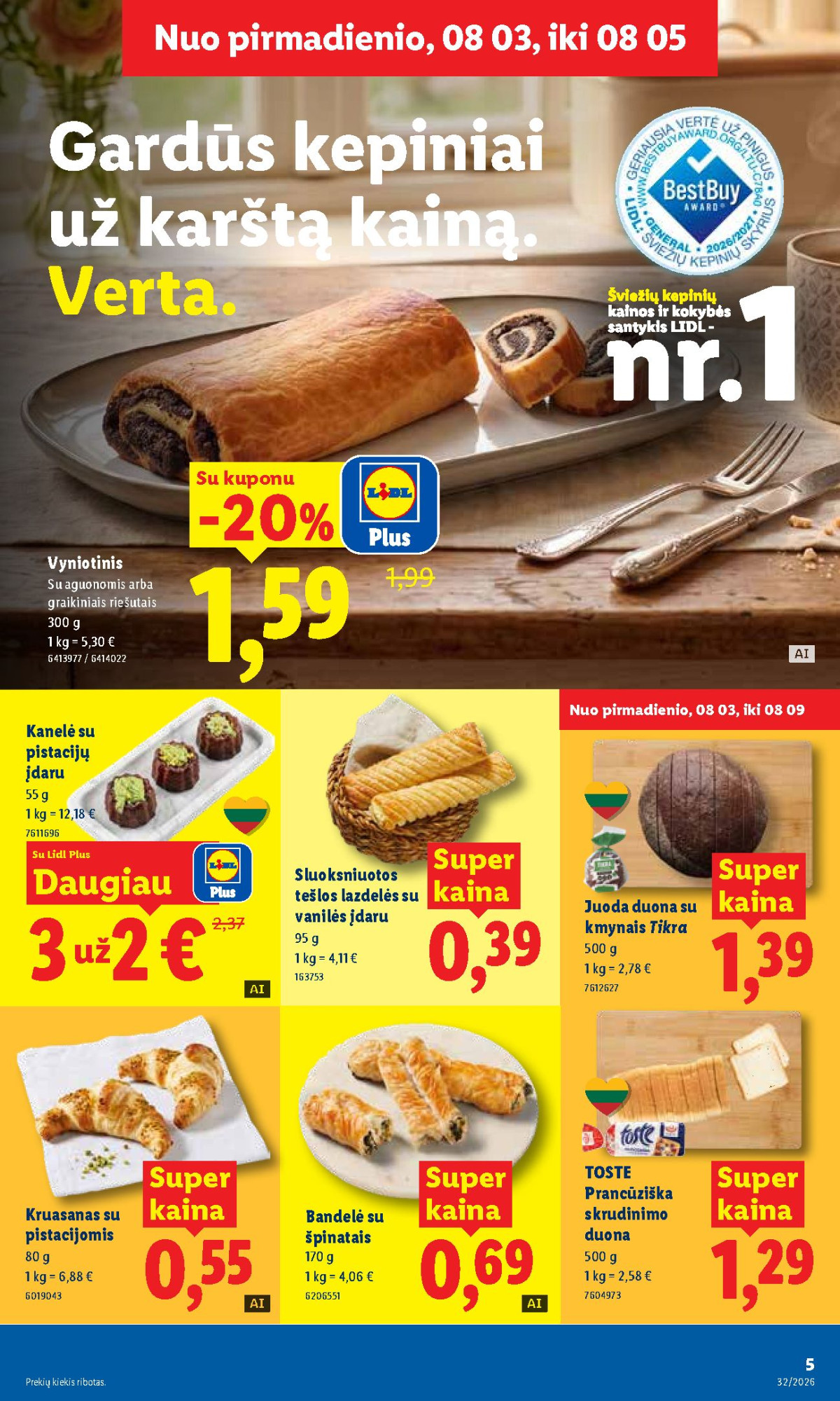 MAISTO PREKIŲ PASIŪLYMAI: Nuo rugpjūčio 3 d. page page-5.jpg 